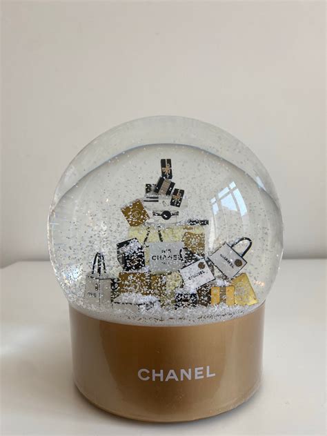 chanel christmas snow globe 2019|chanel snow globe 2022.